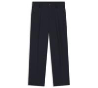 HUGO Modern-Fit Hose aus Stretch-Twill mit Bügelfalten - Style Flips251X, 50538671 Dunkelblau 56