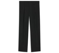 HUGO Modern-Fit Hose aus Stretch-Twill mit Bügelfalten - Style Flips251X, 50538671 Schwarz 44