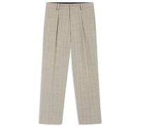 HUGO Modern-Fit Hose mit Fischgrät-Webstruktur - Style Flips251X, 50559852 Beige 52
