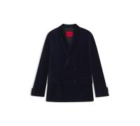 HUGO Modern-Fit Sakko aus Baumwoll-Samt - Style Karlo254E1X, 50549436 Dunkelblau 54