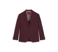 HUGO Modern-Fit Sakko aus Performance-Stretch-Twill - Style Karlo243X, 50544622 Dunkelrot 48