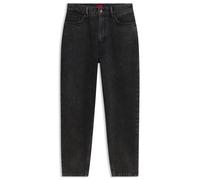 HUGO Mom-Fit Jeans mit hohem Bund aus mittelgrauem Denim - Style Garlene, 50571255 Dunkelgrau 27/34