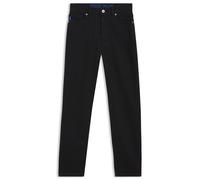 HUGO Mom-Jeans aus schwarzem Stretch-Denim - Style Noe_B, 50520595 Schwarz 27/32