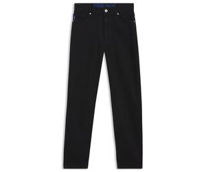 HUGO Mom-Jeans aus schwarzem Stretch-Denim - Style Noe_B, 50520595 Schwarz 27/34