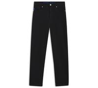 HUGO Mom-Jeans aus schwarzem Stretch-Denim - Style Noe_B, 50520595 Schwarz 34/34