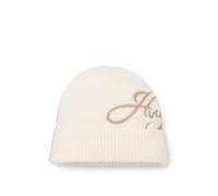HUGO Mütze aus Woll-Mix mit gesticktem Logo-Schriftzug - Style Sesperry_Hat, 50569947 Natur ONESI