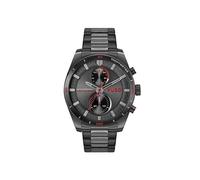 HUGO Multi Zifferblatt Quarz Uhr für Herren Kollektion #Fast mit Edelstahl- und Lederarmband