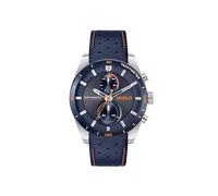 HUGO Multi Zifferblatt Quarz Uhr für Herren Kollektion #FAST mit Marinblaues Lederarmband - 1530371