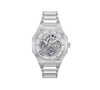 HUGO Multi Zifferblatt Quarz Uhr für Herren Kollektion #Grail Skeleton mit Silbernes Edelstahlarmband - 1530377