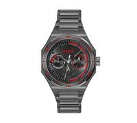 HUGO Multi Zifferblatt Quarz Uhr für Herren Kollektion #Grail Sport mit Graues Edelstahlarmband - 1530401