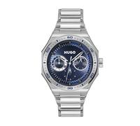 HUGO Multi Zifferblatt Quarz Uhr für Herren Kollektion #Grail Sport mit Silbernes Edelstahlarmband - 1530400