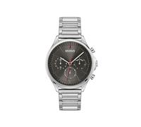 HUGO Silberfarbene Uhr mit grauem Zifferblatt - Style #SMASH MULTI, 58244988 Silberfarben ONESI