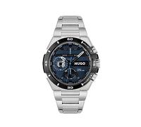 Hugo Multi Zifferblatt Quarz Uhr für Herren Kollektion #WILD mit Silbernes Edelstahlarmband - 1530337