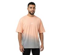 HUGO Dip-dyed T-Shirt aus Baumwoll-Jersey mit Logo - Style Nalono_F, 50560732 Hellorange S