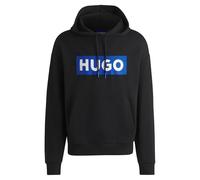 HUGO Herren Hoodie NALVES Regular Fit, schwarz, Gr. L