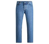 Bootcut-Jeans HUGO BLUE "Nate", Herren, Gr. 32, Länge 32, bright blau437, Denim/Jeans, Obermaterial: 100% Baumwolle, unifarben, normal lang, Jeans (47915624-32) bright blau437