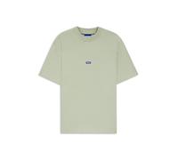 HUGO T-Shirt aus Baumwoll-Jersey mit blauem Logo-Aufnäher - Style Nieros, 50509991 Hellgrün L
