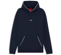 Hoodie HUGO UNDERWEAR "NOAH", Herren, Gr. M (50), navy 416, Sweatware, Obermaterial: 61% Baumwolle, 34% Modal, 5% Elasthan, relaxed fit normal, Rippbündchen, Sweatshirts Hoodie (87497953-M) navy 416
