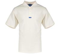 Poloshirt HUGO "Nolitos", Herren, Gr. XL, weiß (open weiß121), Jersey, Obermaterial: 100% Baumwolle, unifarben, loose fit normal, Rundhals, Bündchen, Shirts, Polokragen, Loose Fit, reine Baumwolle (35