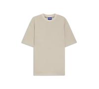 HUGO Blue Relaxed Fit T-Shirt aus Baumwoll-Mix Modell 'NUWAFFLE' in Offwhite, Größe L