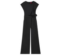 HUGO Overall aus softem Satin mit Gürtel - Style Kisanda-1, 50544785 Schwarz 32
