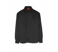 HUGO Overshirt ELLIOSE schwarz | L