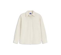 HUGO Oversized Bluse aus Baumwoll-Twill - Style Eshy_B, 50562978 Natur 40
