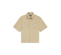 HUGO Oversized-Fit Hemd aus strukturierter Baumwolle mit aufgesetzten Taschen - Style Ebwin, 50560733 Beige XS