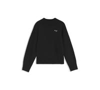 HUGO Oversized-Fit Strickpullover mit Script-Logo - Style Shenny_B, 50569622 Schwarz XL