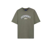 HUGO Oversized-Fit T-Shirt aus Baumwolle mit Grafik-Print - Style Oversized Tee_B_17, 50574541 Grün XL