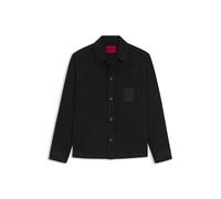 HUGO Oversized Hemd aus Baumwoll-Denim - Style Eniri, 50549765 Dunkelgrau M