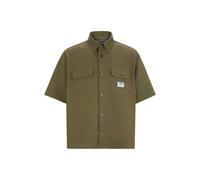 HUGO Oversized Hemd aus Baumwoll-Twill - Style Ekyno, 50517871 Olive XS
