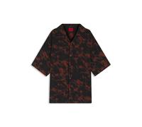 HUGO Herren Hemd ESPINO Oversized mit Digital-Print, gemustert, mehrfarbig Gr. S