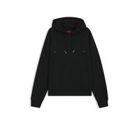 HUGO Oversized Hoodie aus Baumwoll-Terry mit Grafik-Print - Style Doland, 50553348 Schwarz XS