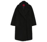 HUGO Oversized Mantel aus Kunstfell - Style Malite-1, 50547610 Schwarz 38