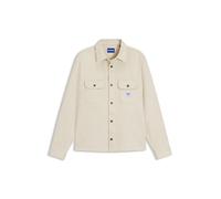 HUGO Oversized Overshirt aus ecru Denim - Style Ekynone, 50560699 Natur M