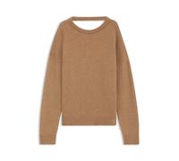 HUGO Oversized Pullover aus Woll-Mix - Style Sarcis, 50545082 Hellbraun XS