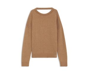 HUGO Oversized Pullover aus Woll-Mix - Style Sarcis, 50545082 Hellbraun XS