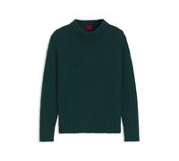 HUGO Oversized Pullover aus Woll-Mix - Style Sloossy, 50522553 Dunkelgrün XL