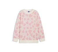 HUGO Oversized Pullover mit Jacquard-Herz - Style Sallyna_B, 50555441 Rosa gemustert S