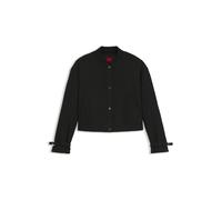 HUGO Oversized Sakko aus Bouclé-Gewebe - Style Asense-1, 50552444 Schwarz 34