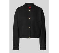 HUGO Oversized Sakko in Bouclé-Optik Modell 'ASENSE-1' in Black, Größe 46