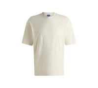 Hugo Blue Oversized 01 Kurzarm-t-shirt S Open White