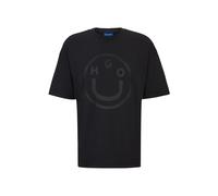 HUGO Oversized Tee_B 10229761 01 Shirt Black001 M