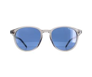 Hugo par Hugo Boss Round Mens Gray Blue Avio HG 1169 / S Einheitsgröße