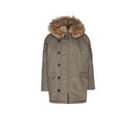 HUGO Parka mit wasserabweisendem Finish und Kapuze aus Kunstfell - Style Makaro2541, 50546236 Grau M