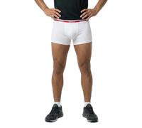 HUGO Herren Boxershorts Trunk Triplet Planet – 3er-Pack, Stretch-Baumwolle, Logo-Bund Weiß L