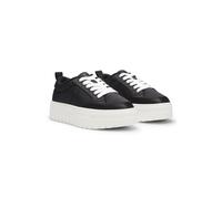 HUGO Plateau-Sneakers in Satin-Optik - Style Lyssa_Tenn_st, 50552651 Schwarz 40