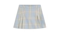 HUGO Plissee-Minirock aus kariertem Baumwoll-Twill - Style Rideli-1_B, 50543064 Gemustert 38