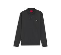 Hugo Dinote 10276770 Langarm-polo M Medium Grey